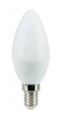 Лампа светодиодная Ecola candle LED 6W 220V E14 4000K свеча (композит) 110*37