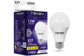 Лампа светодиодная TOKOV ELECTRIC A60 12Вт 4000К 24/48В E27