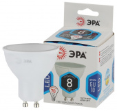 Лампа светодиодная ЭРА MR16-8w-840-GU10 мат. Б0036729