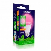 Лампа светодиодная для растений Smartbuy FITO 11Вт E27 красно-синий