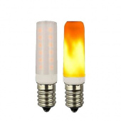 Лампа светодиодная Ecola T25 1W E14 Flame имитация пламени 3625