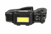 Фонарь Camelion LED5355 налобный, 3 режима, черный, 1Вт, 3хААА