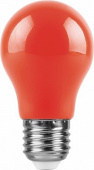 Лампа светодиодная Feron LB-375 A50 3W E27 красный
