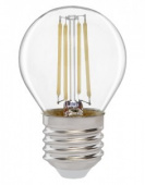 Лампа светодиодная шар проз. General 10Вт 4500K Е27  F-LED P45  филамент