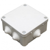 Коробка ОП белая герметичная КЭМ5-10-7 средняя 95х95х45