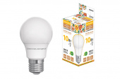 Лампа светодиодная НЛ-LED-А55-10Вт-230В-4000К-Е27 (55х98мм) Народная  TDM