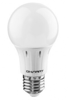 Лампа светодиодная шар матовый Онлайт 10Вт А60 4000К Е27 OLL-A60-10-230-4K-E27 