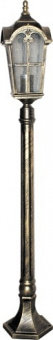 Св-к сад.-парк. столб Feron PL107 60W Е27 черное золото 