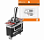 Переключатель-тумблер KN3C-123AAH 1P 250B AC/DC 15A ON-OFF-ON без фиксации TDM