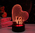 Светильник-ночник "Сердце" 3Вт RGB NL-400 USB Camelion