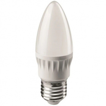 Лампа светодиодная свеча матовая Онлайт 6Вт С37 2700К Е27 OLL-С37-6-230-2,7K-E27-FR
