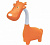 Светильник настольный Camelion КД-856 С11 "Жираф" оранжевый