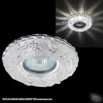 Свет-к встр.51711-9.0-001MN MR16+LED 3W WH (4551)