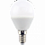 Лампа светодиодная Ecola globe LED 8W G45 220V E14 2700K шар 78х45