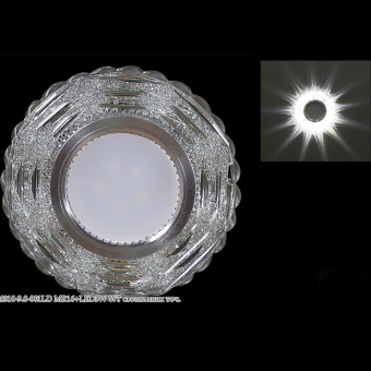 Свет-к встр.14310-9.0-001LD MR 16+LED 3W  WT (4877)