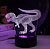 Светильник-ночник "Динозавр" 3Вт RGB NL-405 USB Camelion