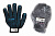 Перчатки х/б с ПВХ, "Протектор" черные, утепленные TDM