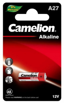 Элемент питания Camelion для сигнал.щелоч. 27А 12В (711)